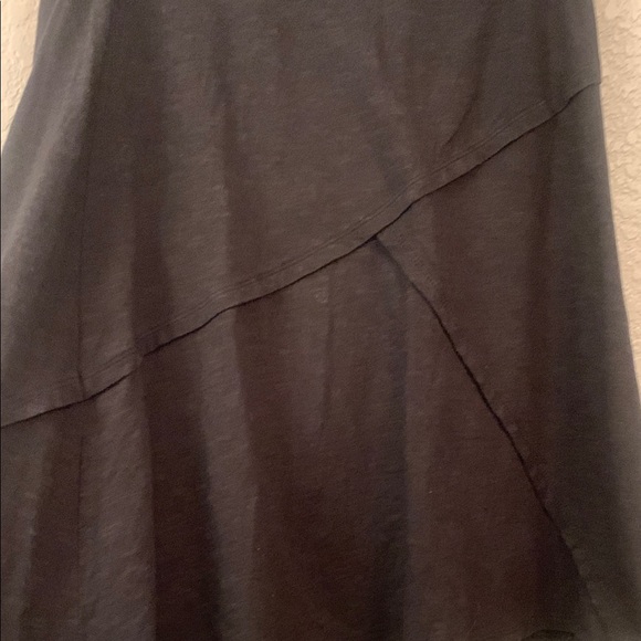 Toad&Co Black Knee-length A-line Asymmetrical Skirt - Picture 2 of 3